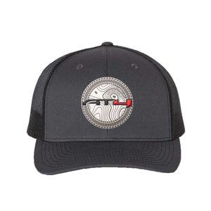 AT4 3D YP Snapback Trucker Hat- Charcoal